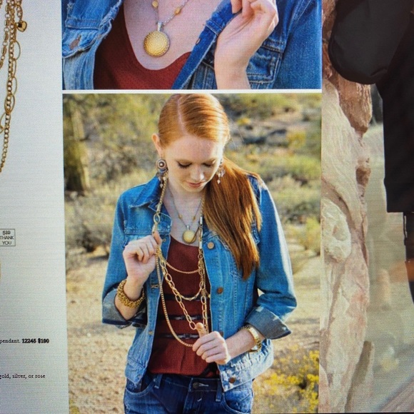 Park Lane AMPED UP necklace in gold. - Picture 5 of 6